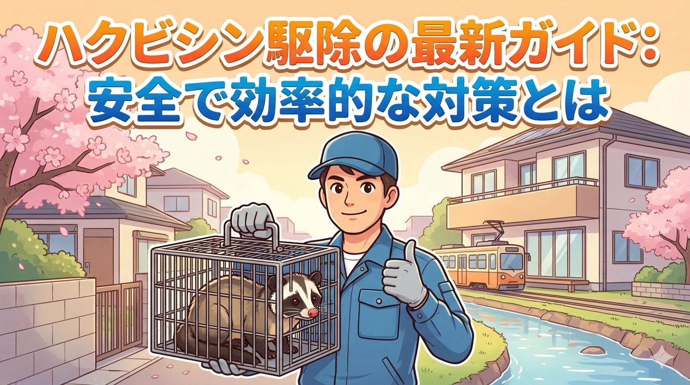 ハクビシン駆除の最新ガイド:安全で効率的な対策とは