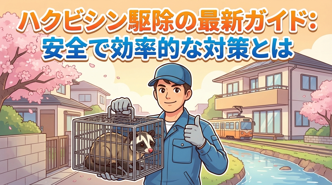 ハクビシン駆除の最新ガイド：安全で効率的な対策とは