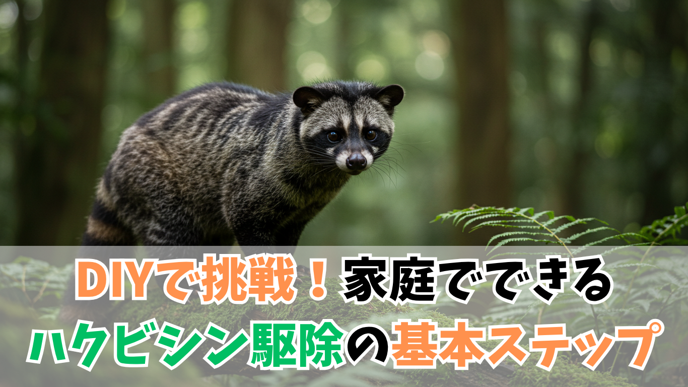 DIYで挑戦！家庭でできるハクビシン駆除の基本ステップ