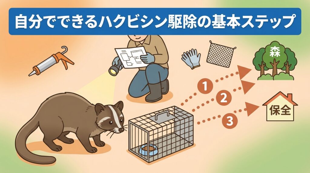 ハクビシン駆除の基本手順
