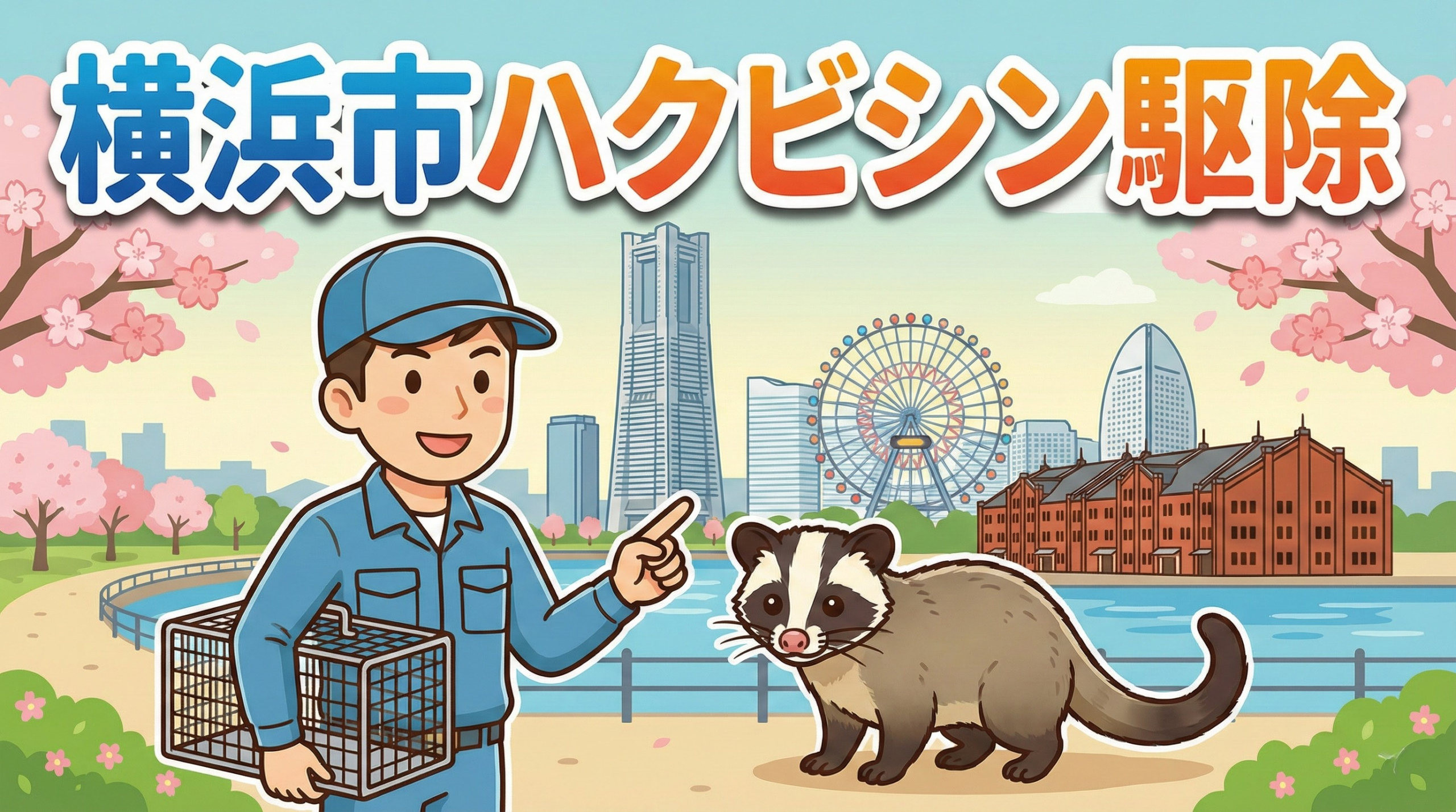 ハクビシン駆除　横浜市