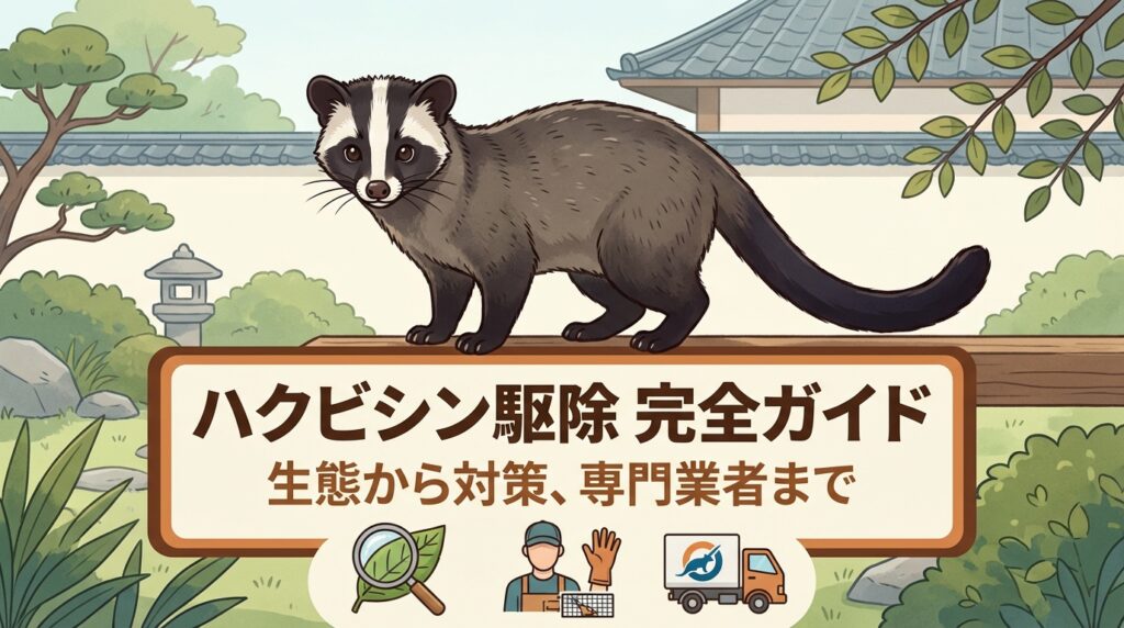 ハクビシン駆除の完全ガイド：生態から対策、プロ依頼まで徹底解説