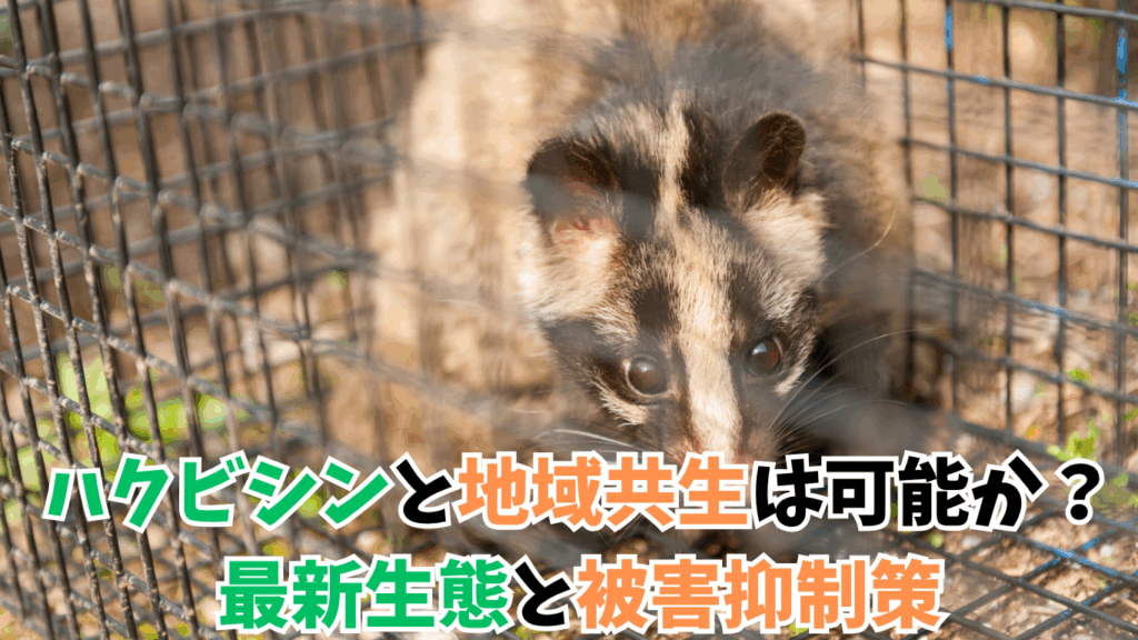 ハクビシンと地域共生は可能か？最新生態と被害抑制策