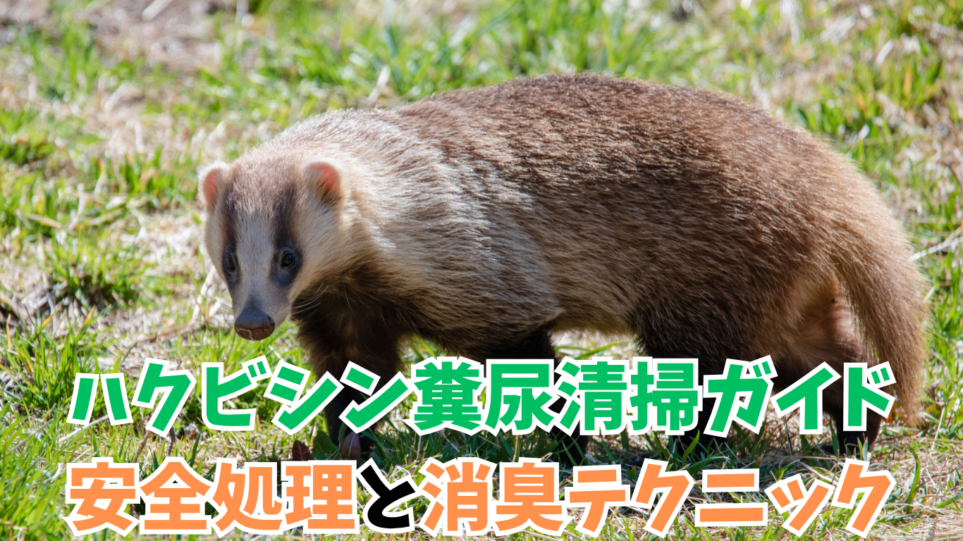 ハクビシン糞尿清掃ガイド｜安全処理と消臭テクニック