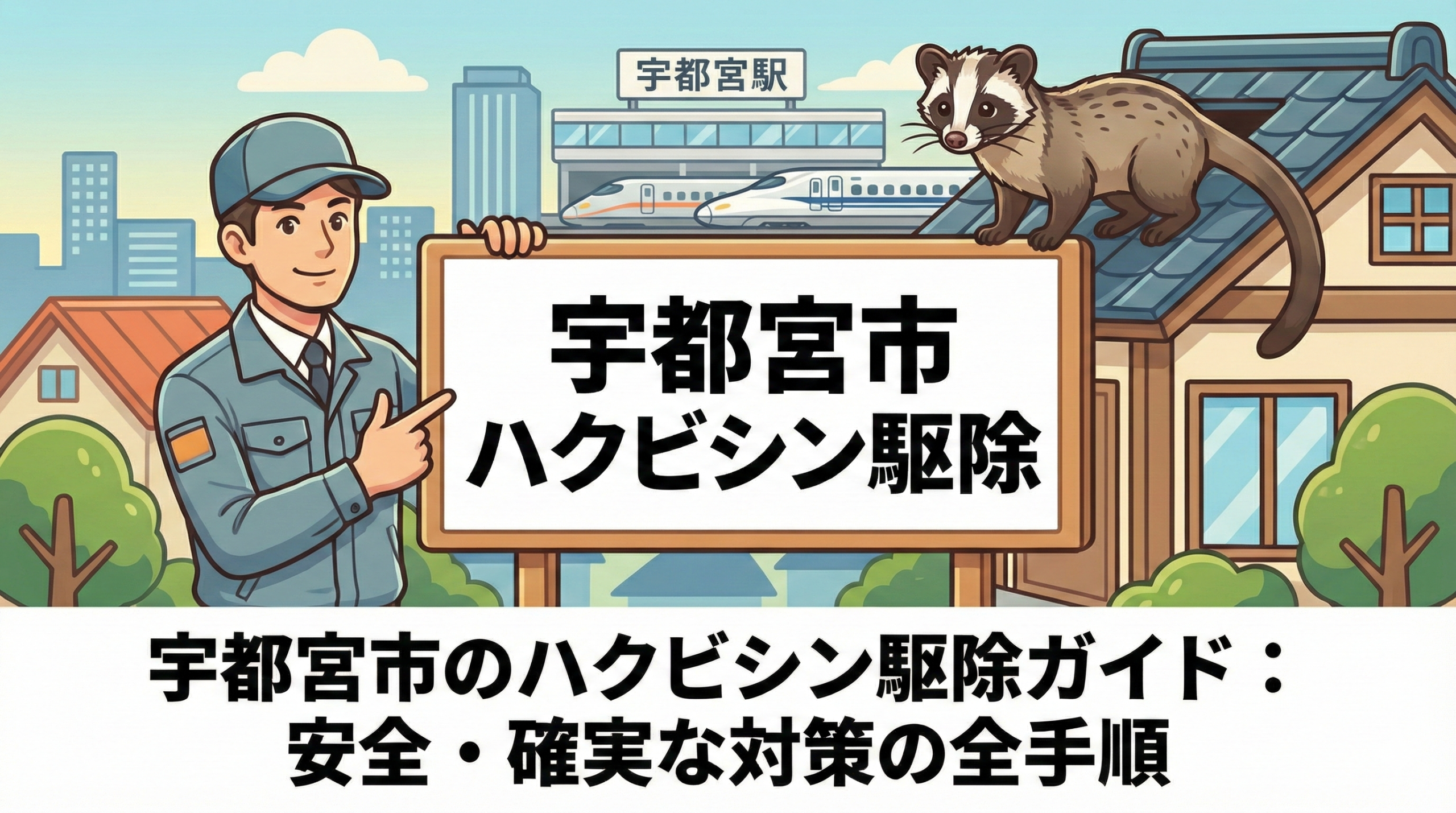 宇都宮市ハクビシン駆除