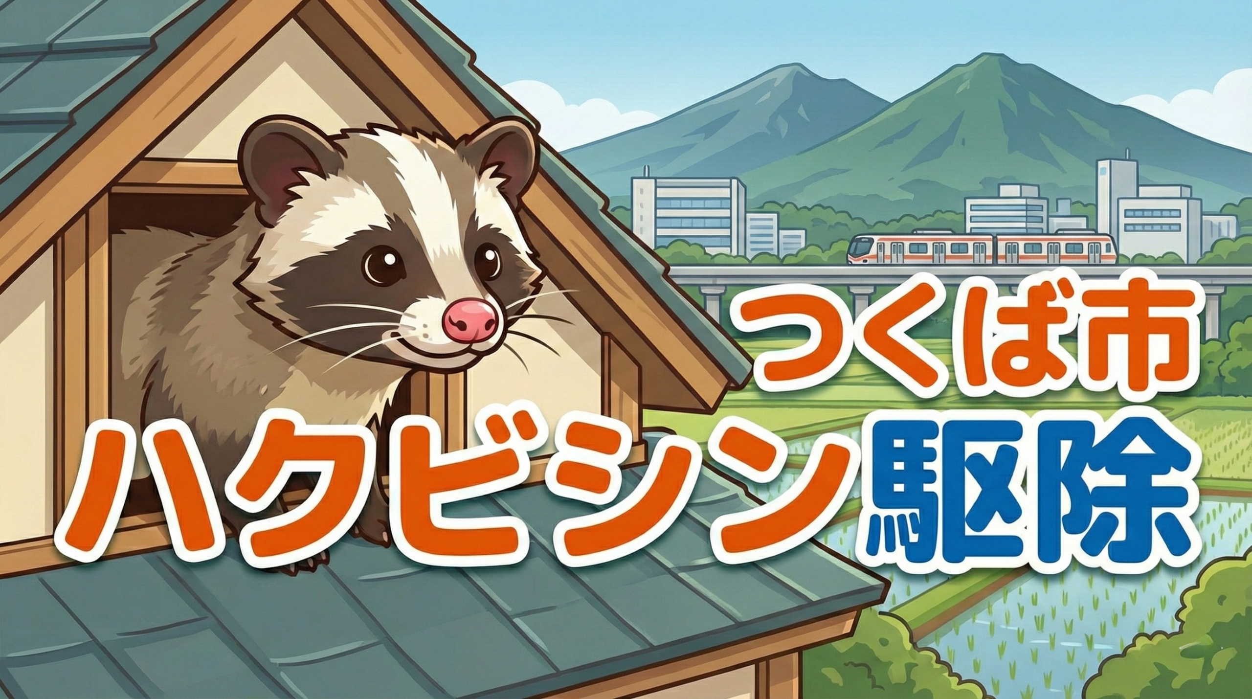 つくば市ハクビシン駆除