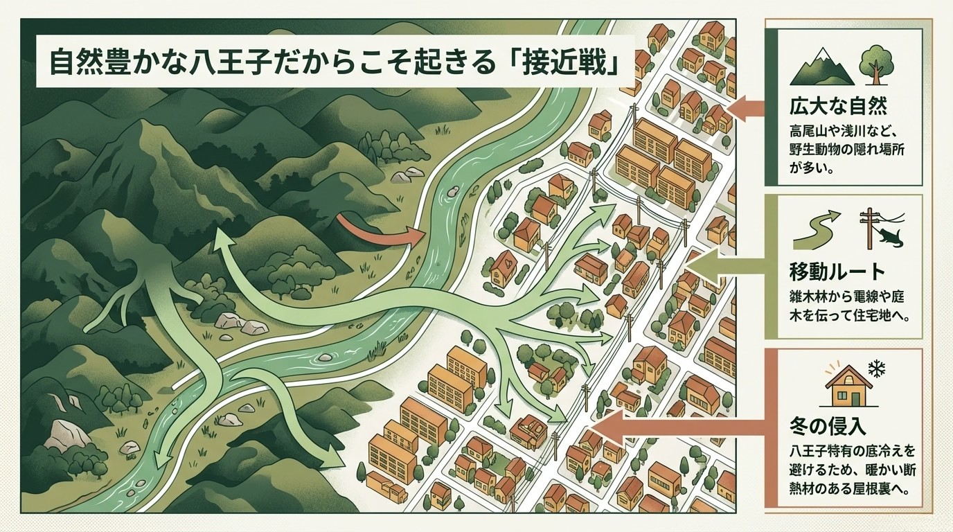 八王子市ハクビシン駆除