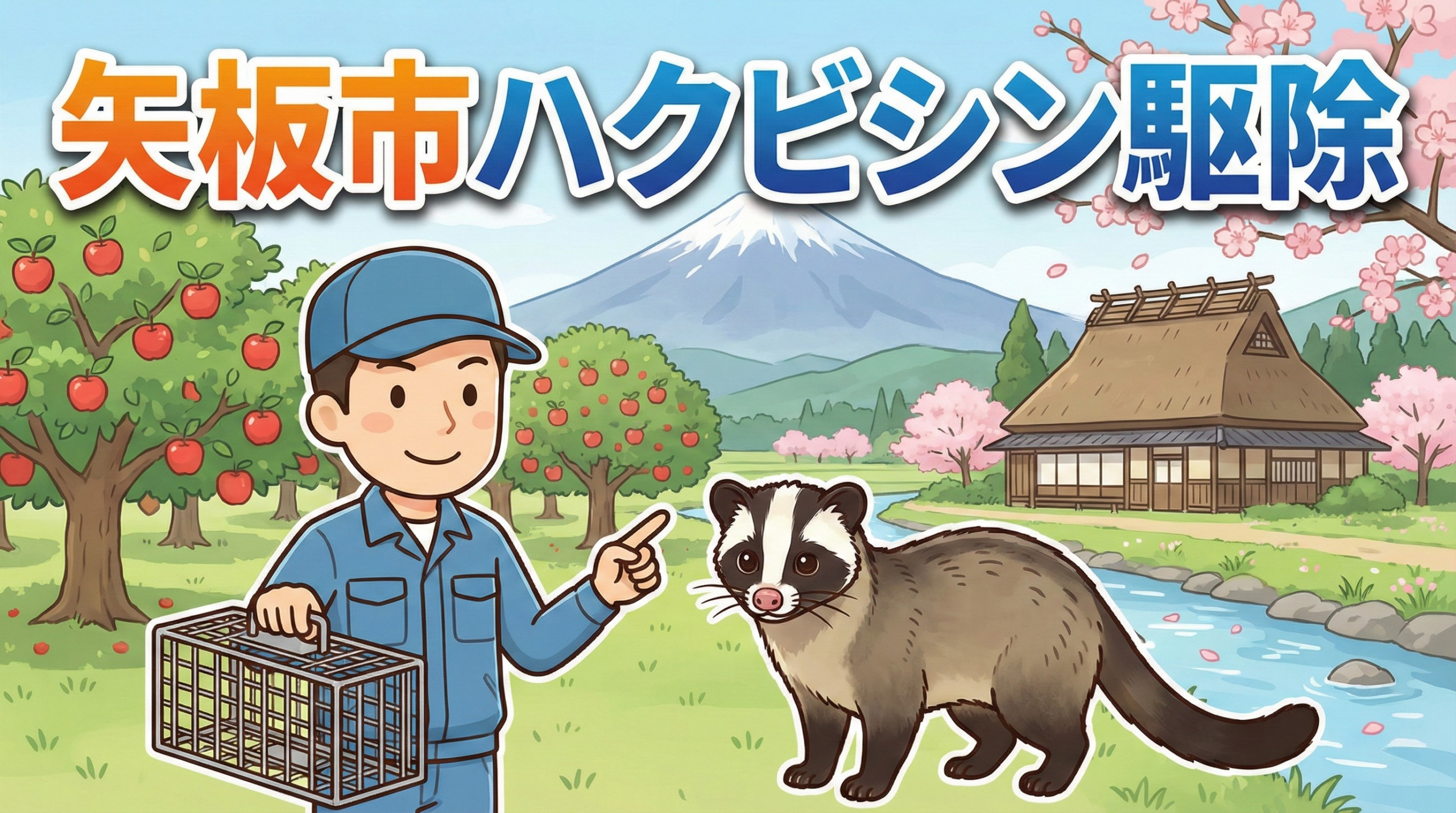 矢板市ハクビシン駆除