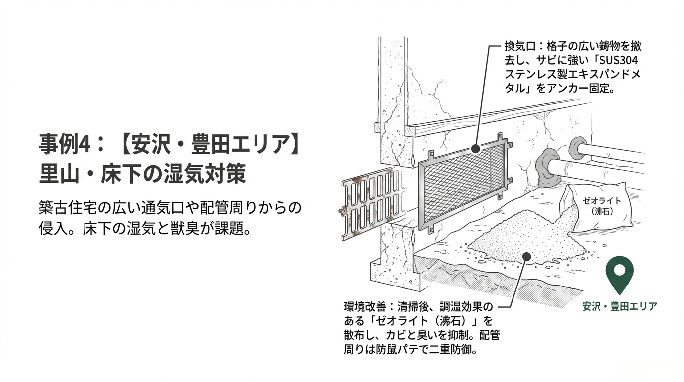 矢板市ハクビシン駆除