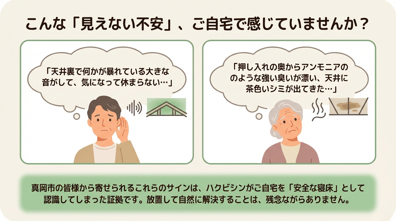 ハクビシン駆除　真岡市