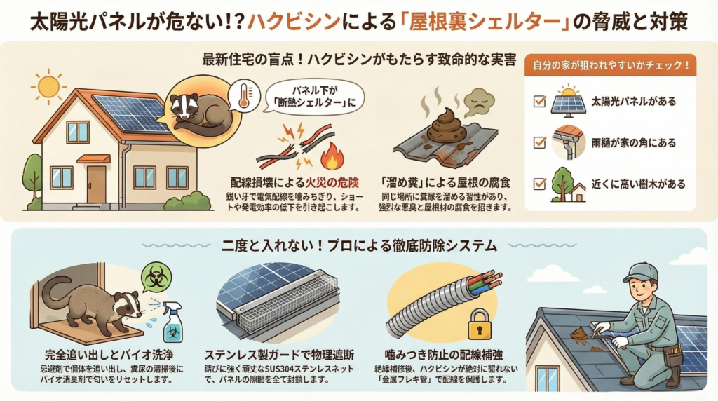 ハクビシン駆除　八王子市