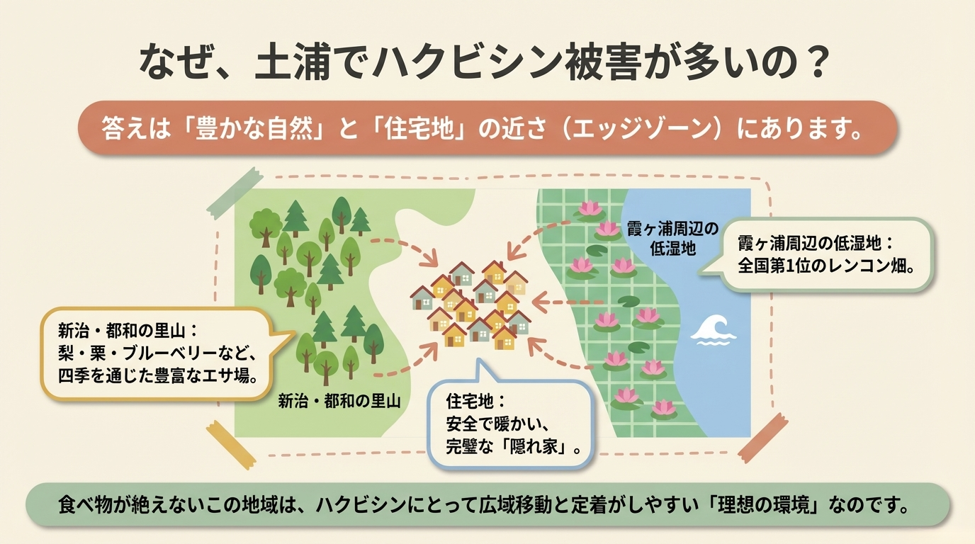 ハクビシン駆除　土浦市