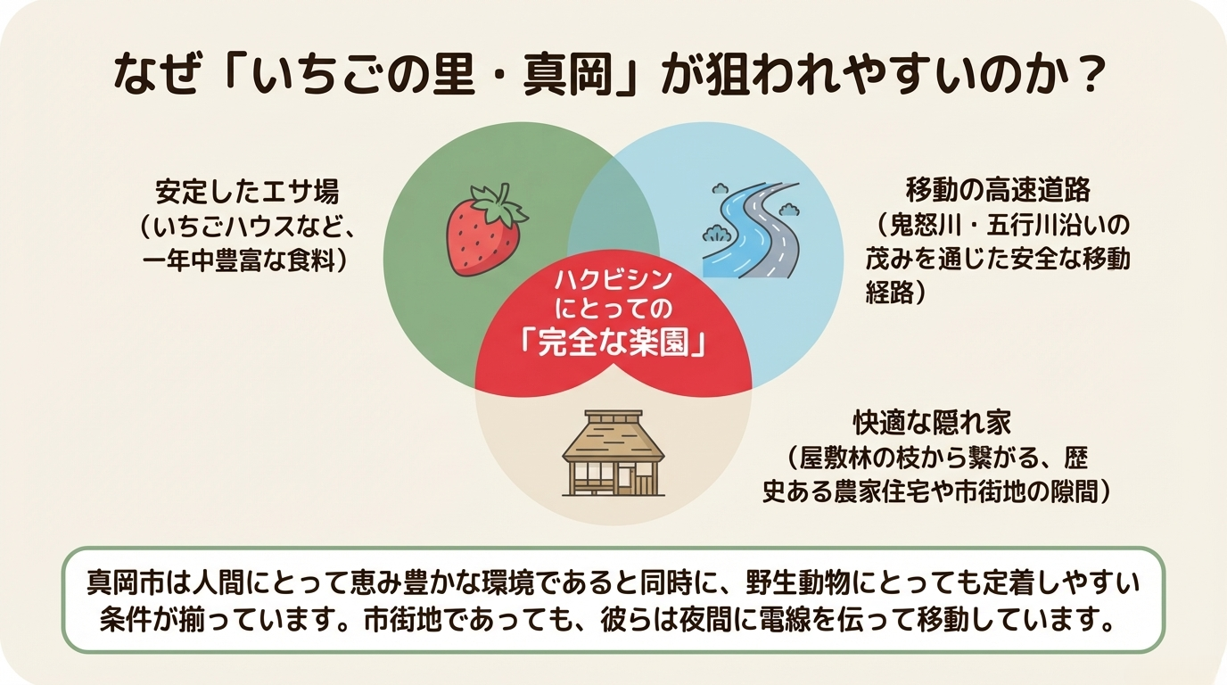 ハクビシン駆除　真岡市