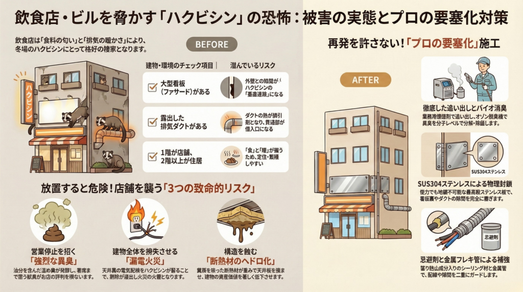 ハクビシン駆除　牛久市