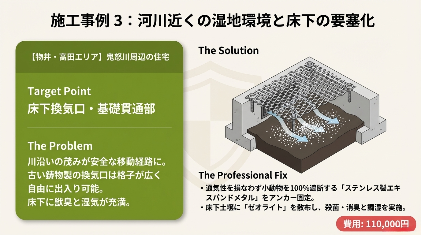 ハクビシン駆除　真岡市