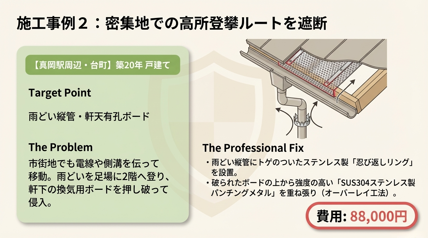 ハクビシン駆除　真岡市