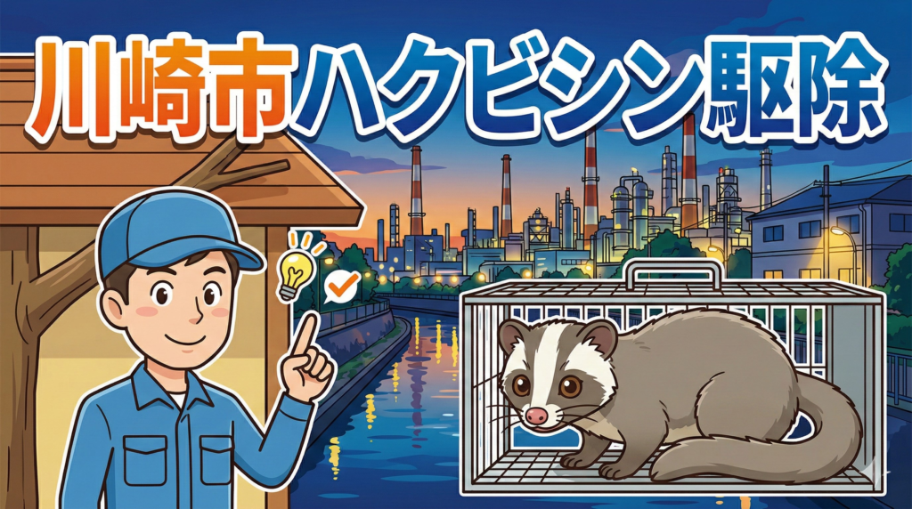 ハクビシン駆除　川崎市
