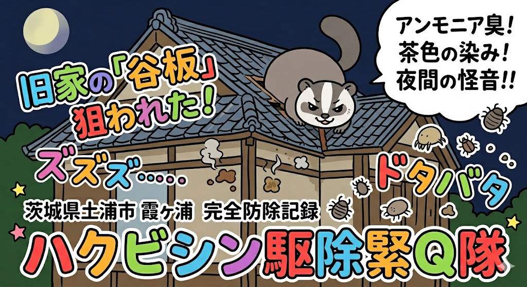 ハクビシン駆除　土浦市