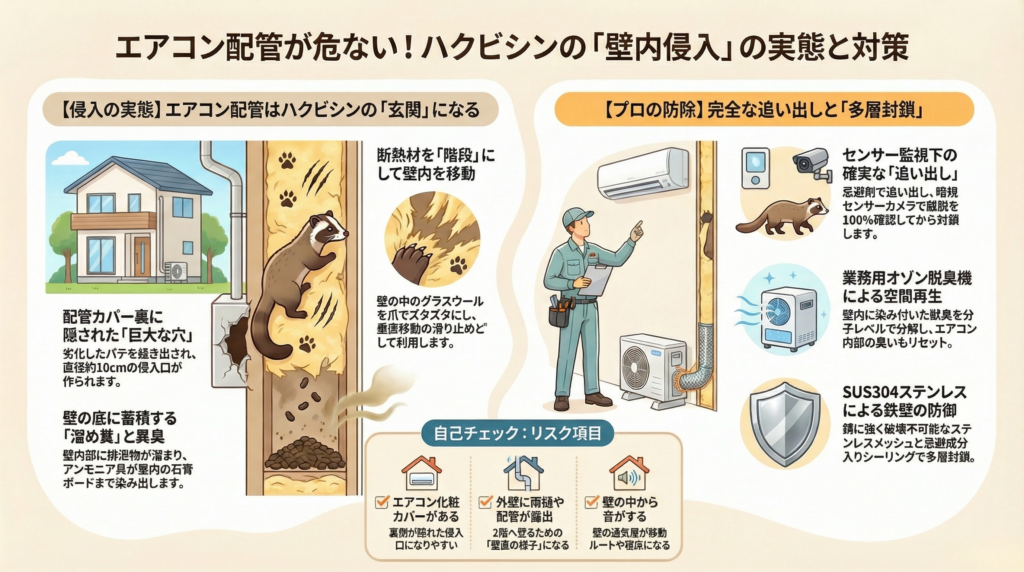 ハクビシン駆除　牛久市