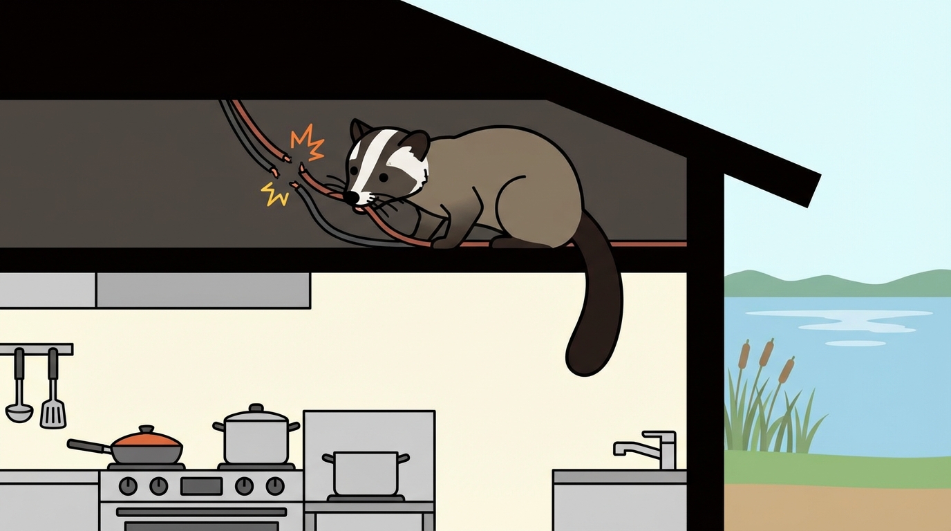 ハクビシン駆除　土浦市