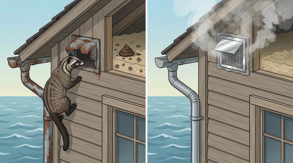 ハクビシン駆除　大洗町