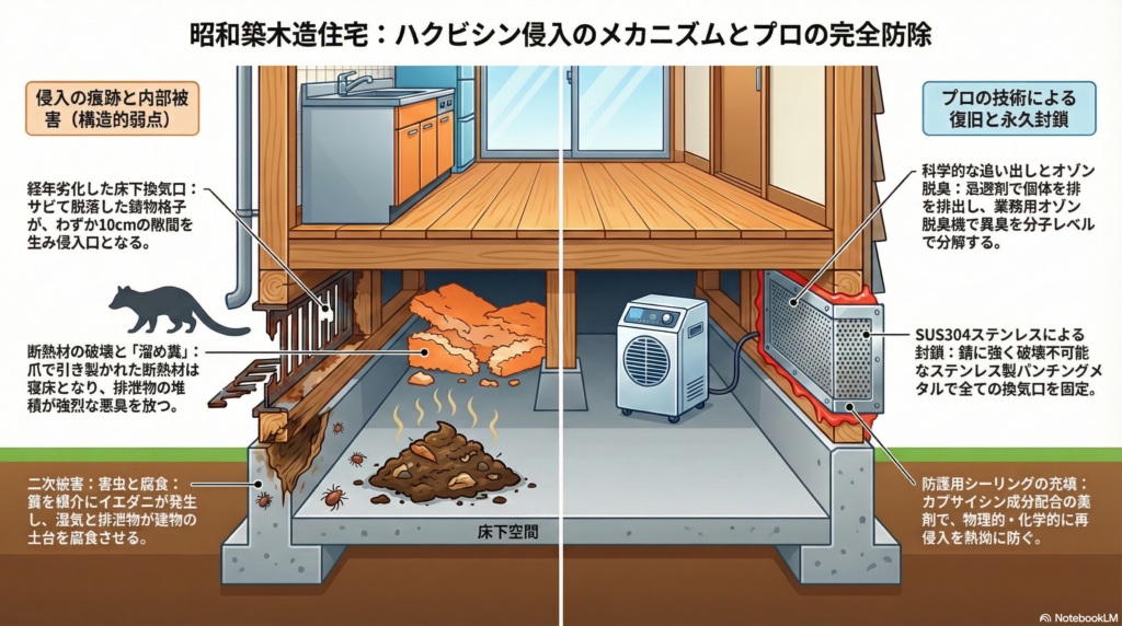 ハクビシン駆除　世田谷区