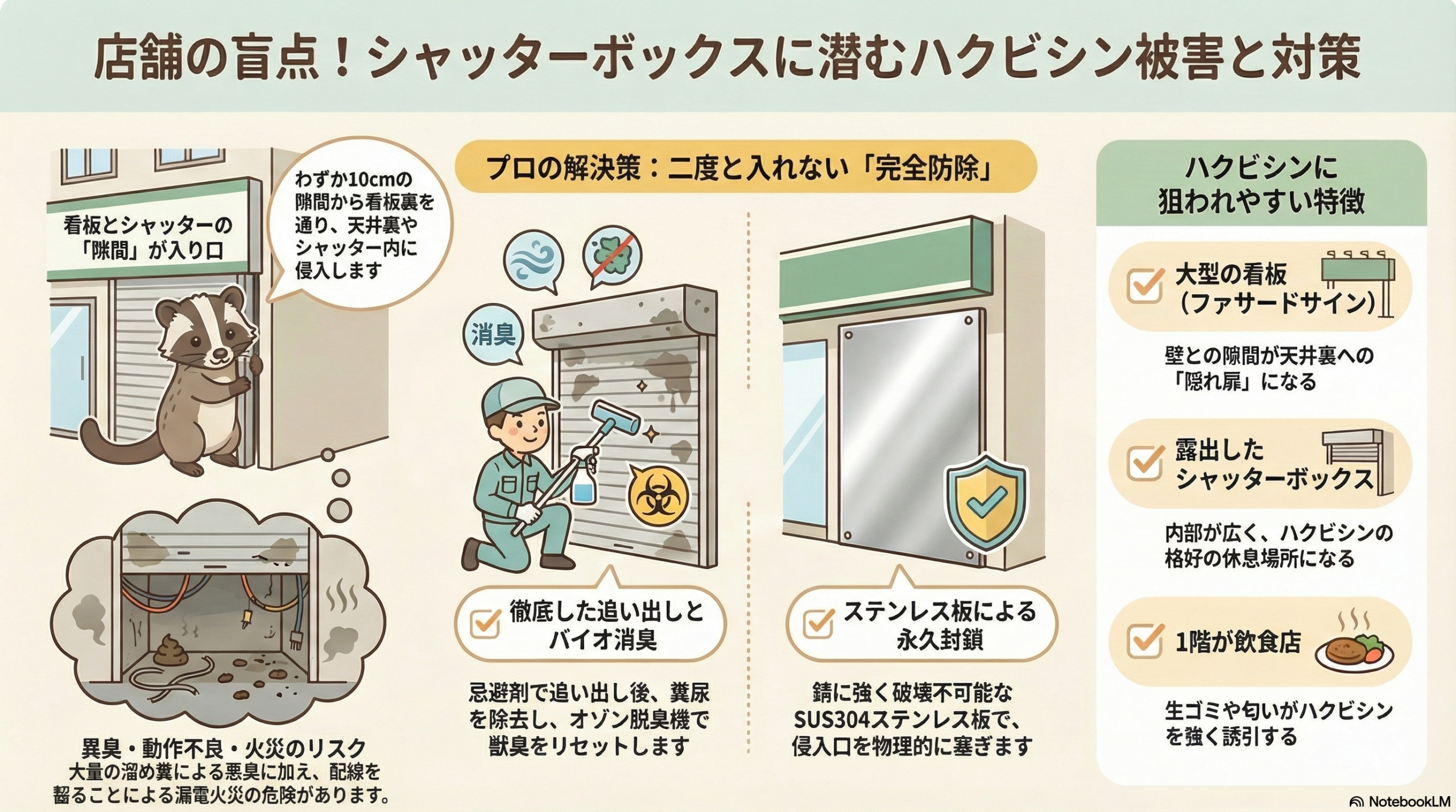 ハクビシン駆除　世田谷区