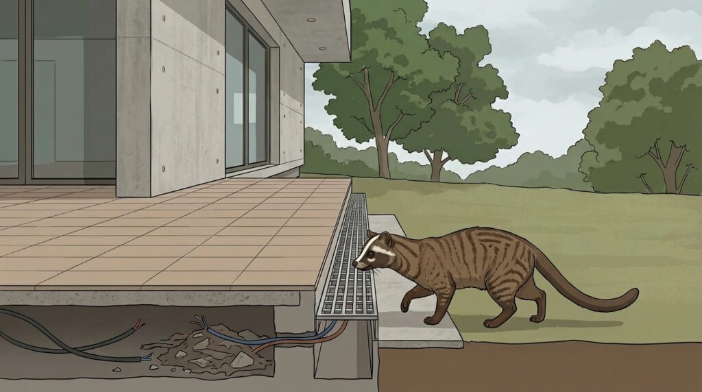 ハクビシン駆除　世田谷区