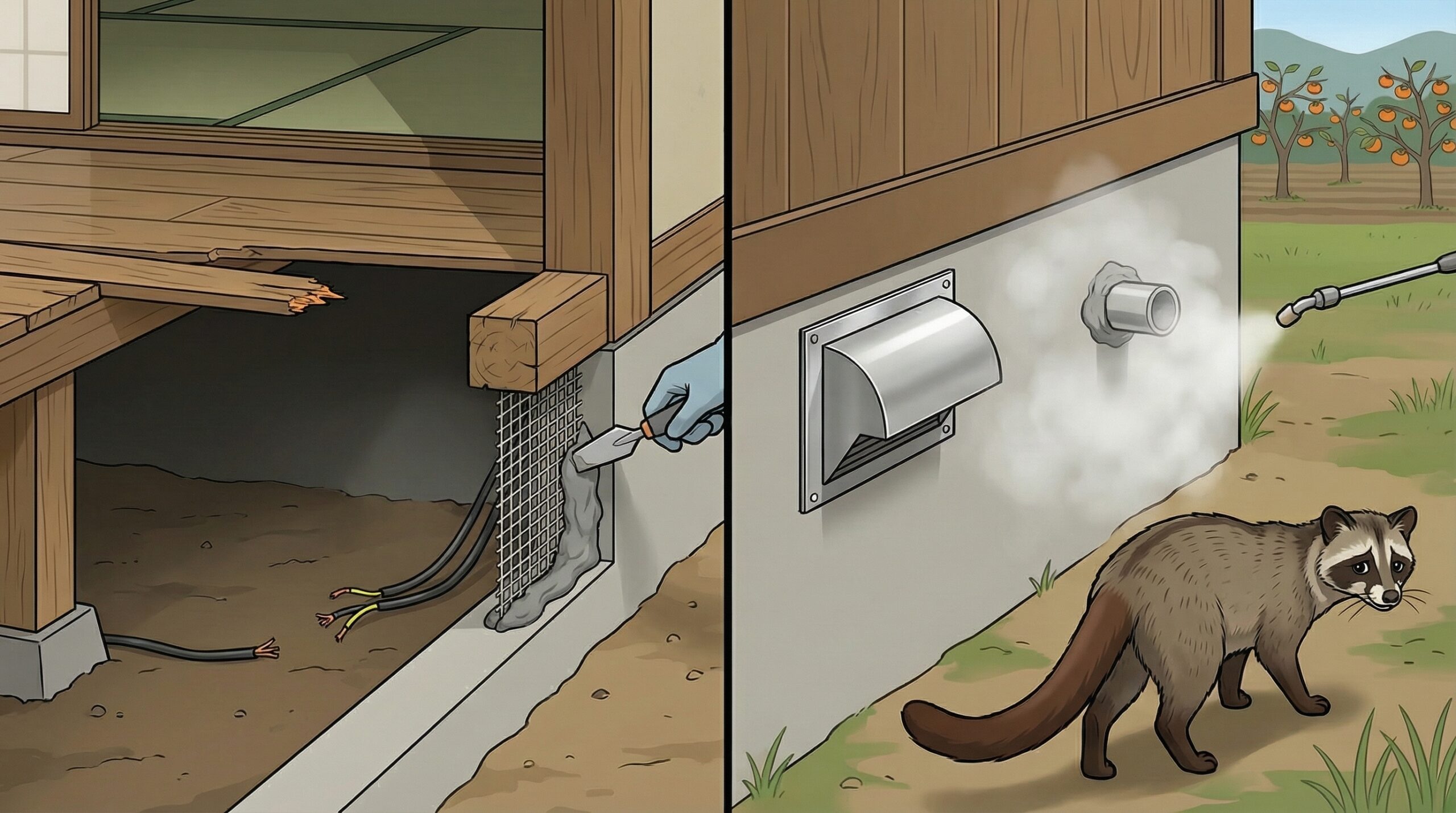 ハクビシン駆除 さいたま市